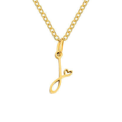Collar con Inicial Corazón