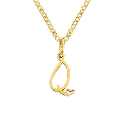 Collar con Inicial Corazón