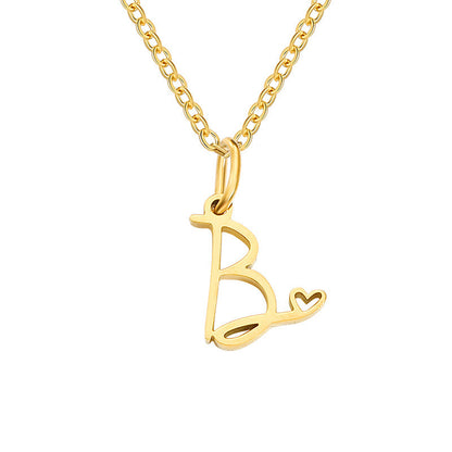 Collar con Inicial Corazón