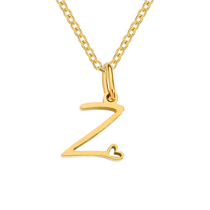 Collar con Inicial Corazón