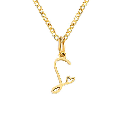 Collar con Inicial Corazón
