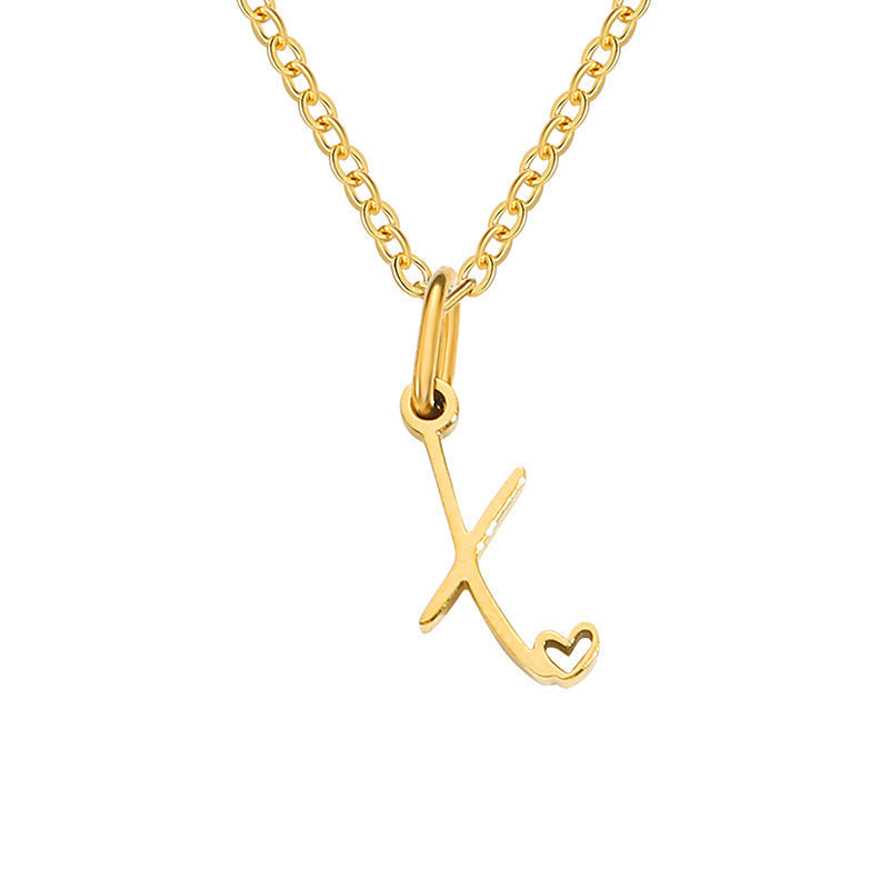 Collar con Inicial Corazón
