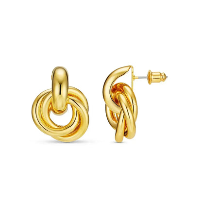 Aretes Trenzados Impactantes