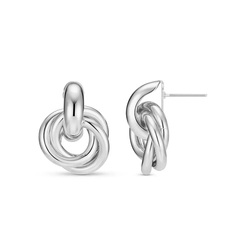 Aretes Trenzados Impactantes