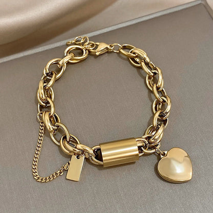 Pulsera Corazón Grueso