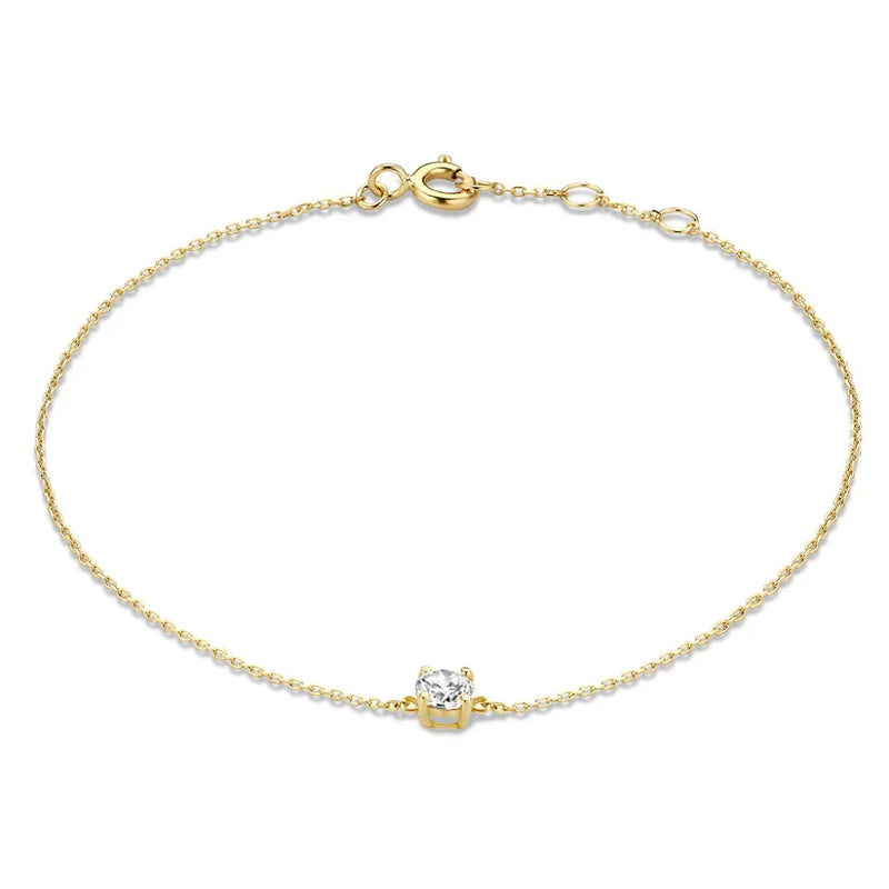 Clea Pulsera con Piedra Moissanita