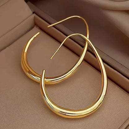 Aretes Argolla Oro Antiguo