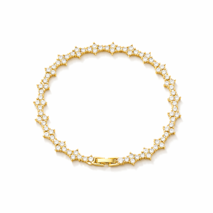 Pulsera Tennis Cluster Clásica