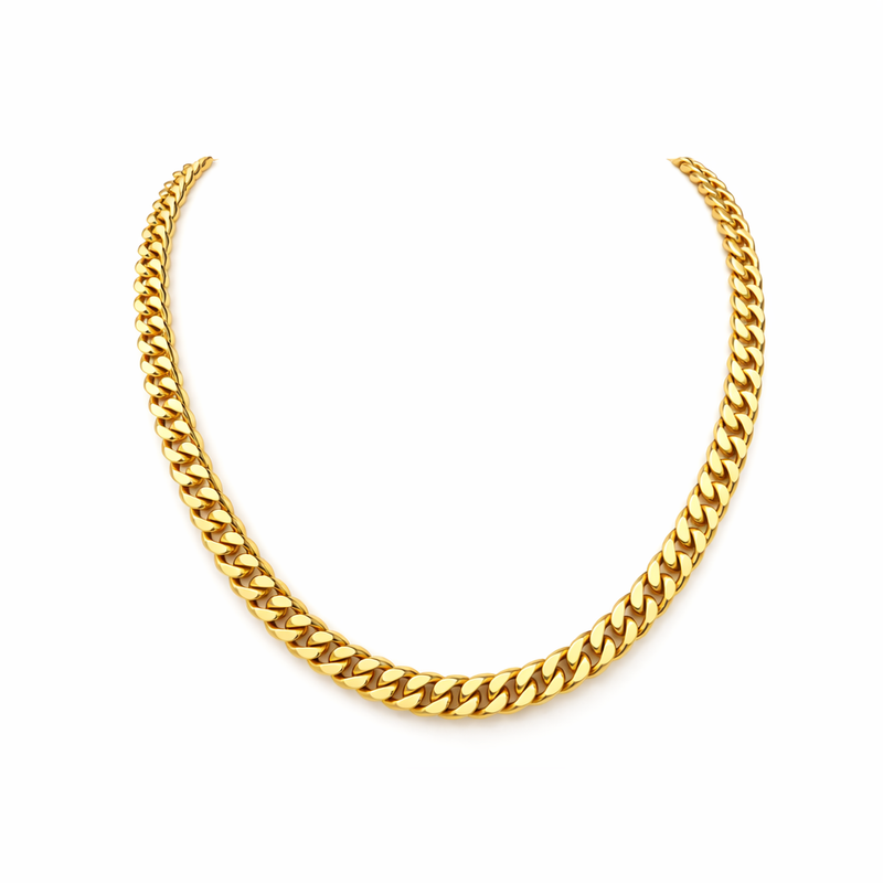 Collar Eslabón Cubano Grueso