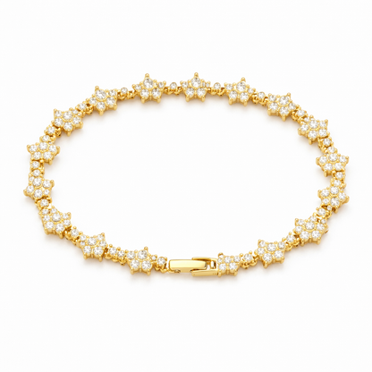 Collar Tennis Cluster Clásico
