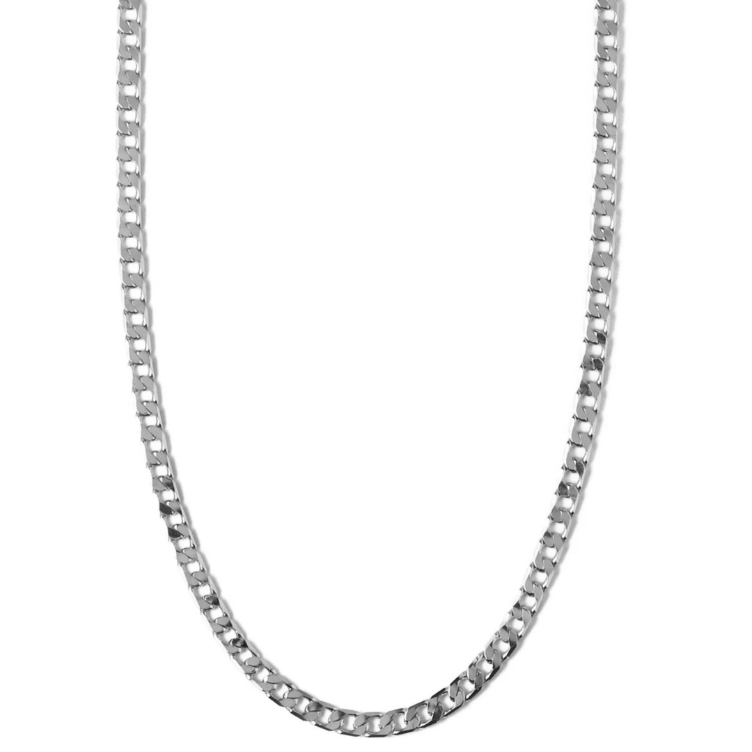 Collar Cadena Curb Eslabón Plano