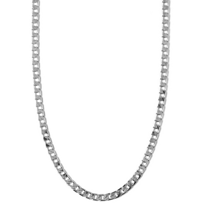 Collar Cadena Curb Eslabón Plano